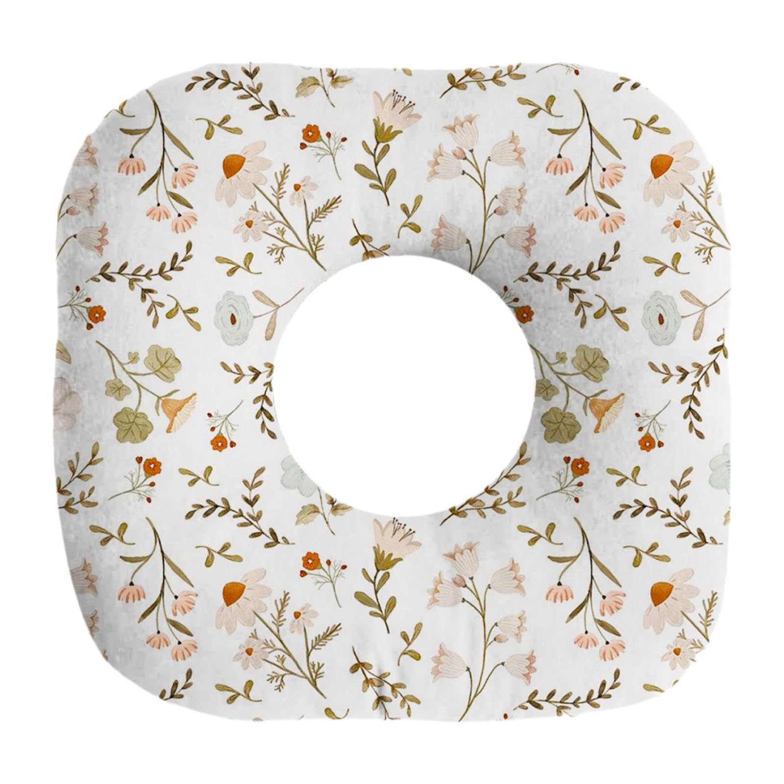 Oreiller pour piercing anti-douleur oreille protégée coussin en O fleur