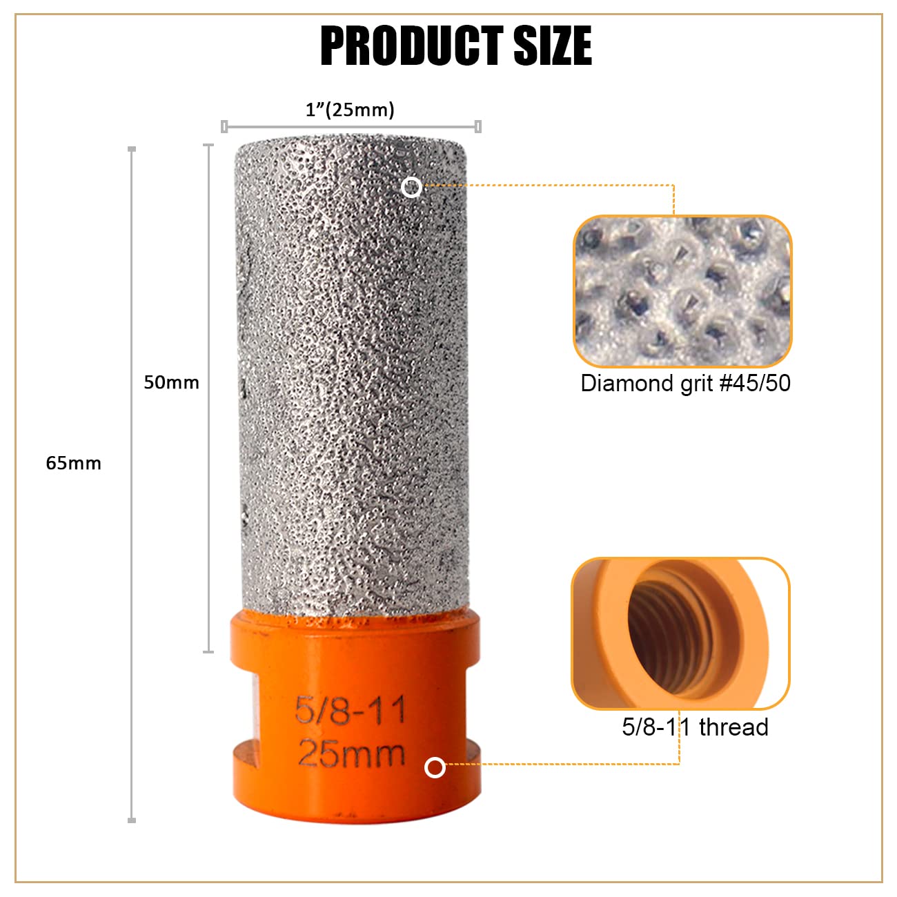 Diamond Chamfer Bits - Tile Milling Set -4