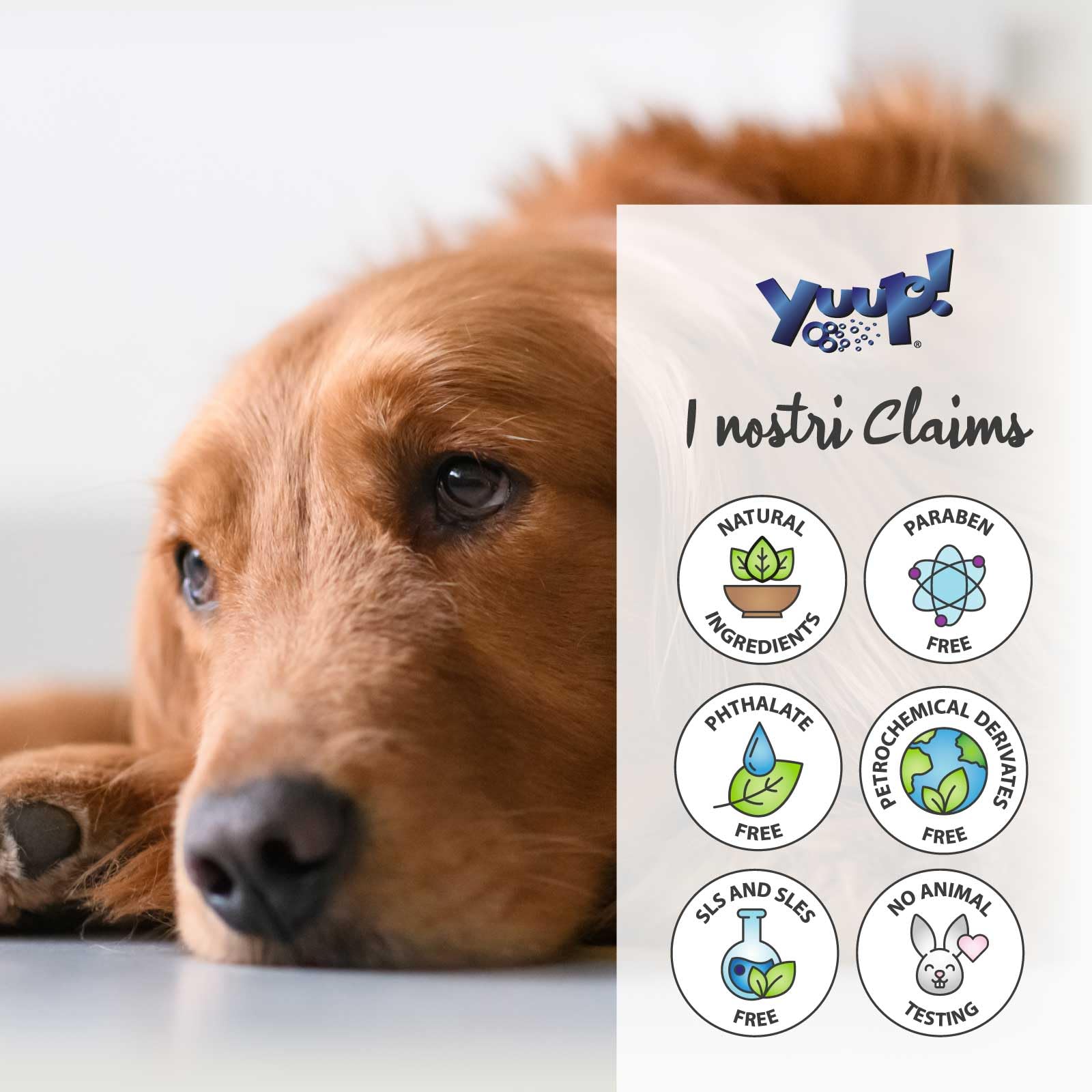 YUUP! - KIT MANTI SCURI | Shampoo manti scuri, balsamo districante e Pink Velvet, kit per cani e gatti con manti neri o scuri