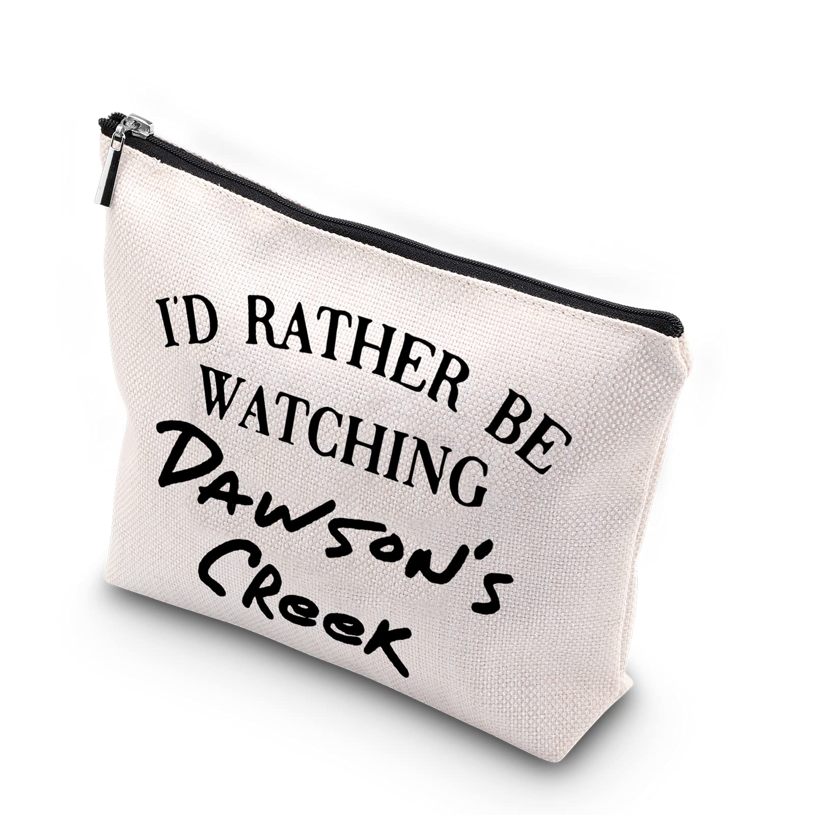 WCGXKOCreek TV Show Inspired Zipper Makeup Bag Travel Bag for Mom Sister Best Friend Wife Aunt (watching DAWSON'S)