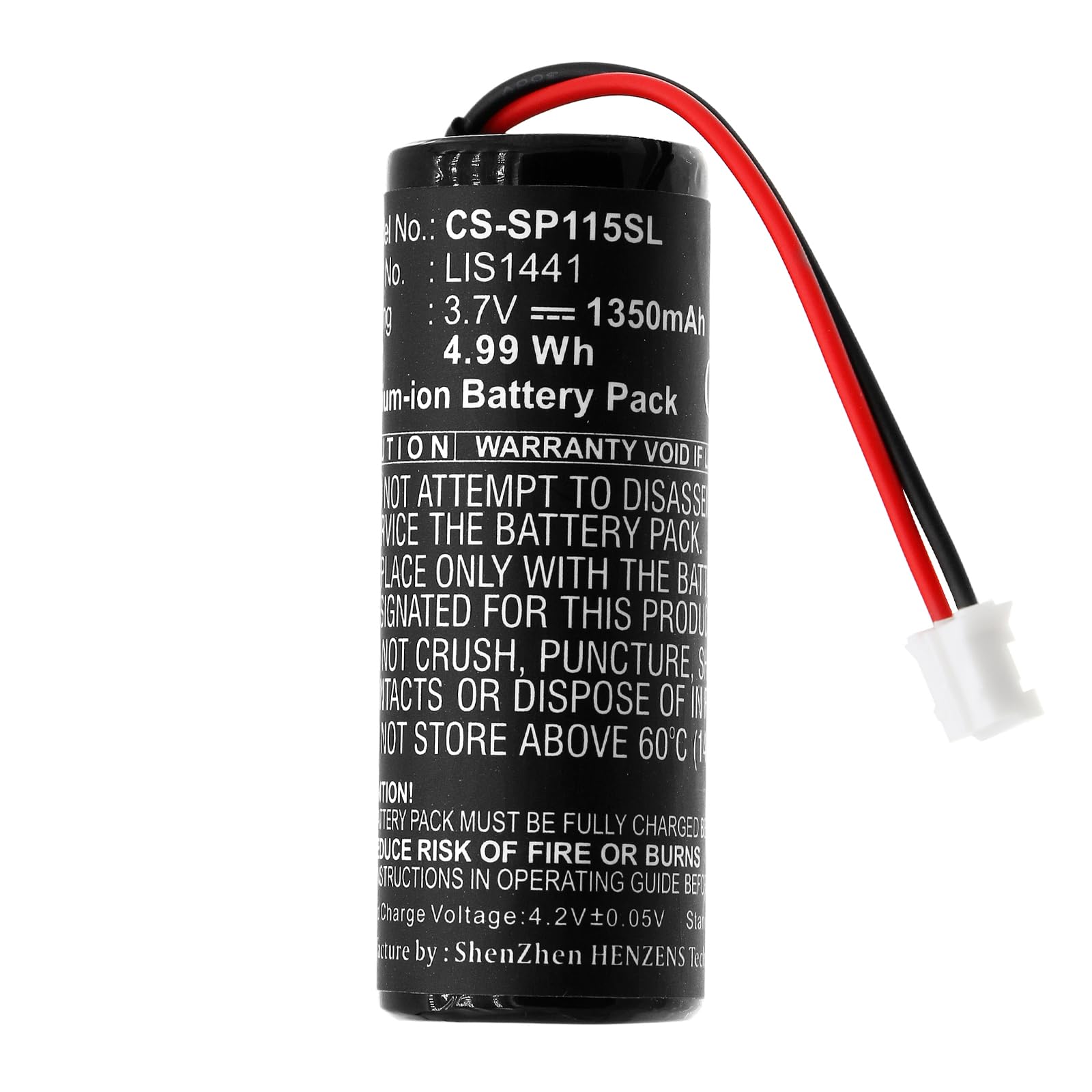 CS Battery 1350 mAh/4.99 WH 3.7 V To Replace Sony LIS1441, 4-168-108-01, LIP1450, 4-195-094-02/Suitable for Sony PlayStation Move Motion Controller, Motion Controller, CECH-ZCM1E, PS3 Move