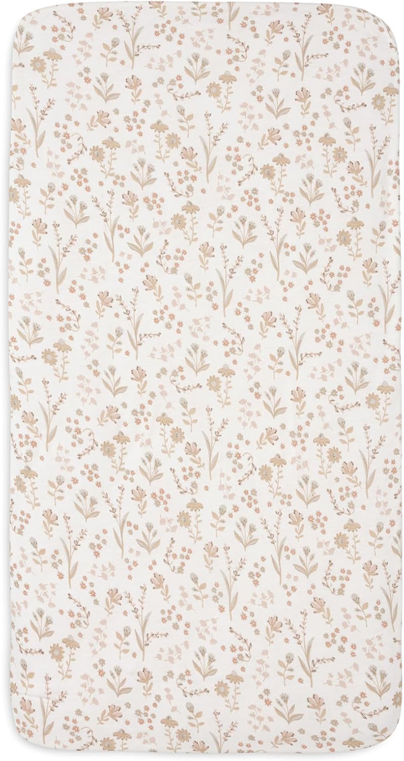 Bloomy Fitted Jersey Sheet - Jollein 70x140cm
