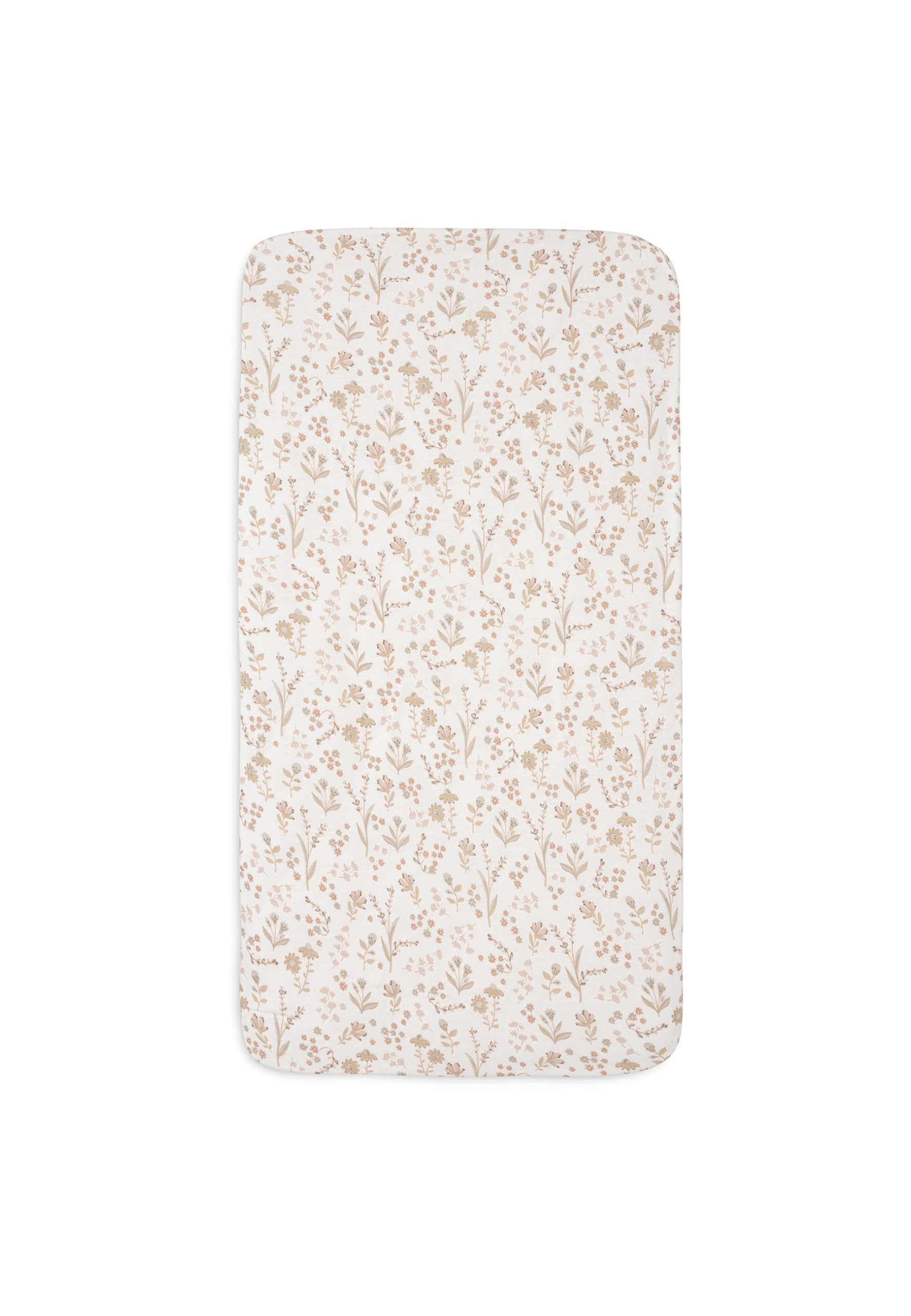 Jollein Lenzuolo con angoli elasticizzati in jersey, per culle, Bloomy, 40 x 50 x 80 x 90 cm, 100% cotone, certificato Oeko-TEX