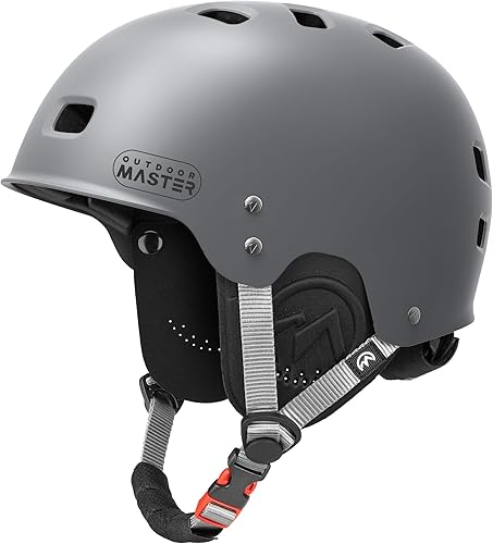 OutdoorMaster Casco de kayak, casco de wakeboard, casco de agua blanca para hombres y mujeres, casco de agua con almohadillas para los oídos, casco