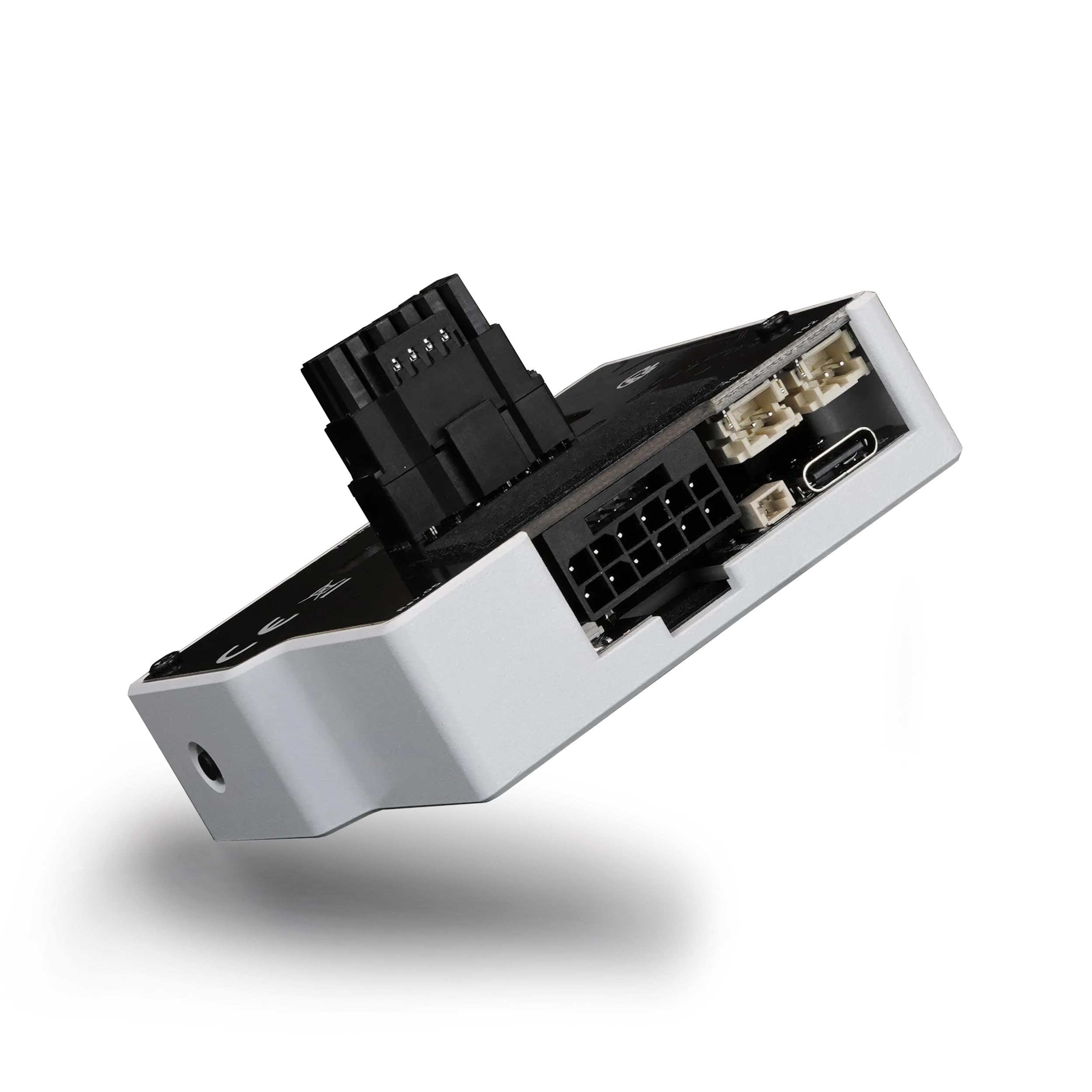 Thermal Grizzly WireView Pro II GPU - Dispositivo di monitoraggio GPU per schede grafiche 12V-2x6 e 12VHPWR con monitoraggio corrente per pin, display TFT-IPS e instradamento dei cavi a 90 gradi
