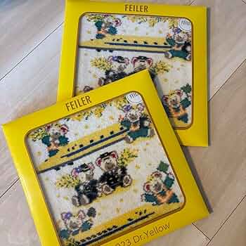 フェイラー　ドクターイエロー　ハンカチ 新品 未使用 FEILER フェイラー ハンカチ ドクターイエロー