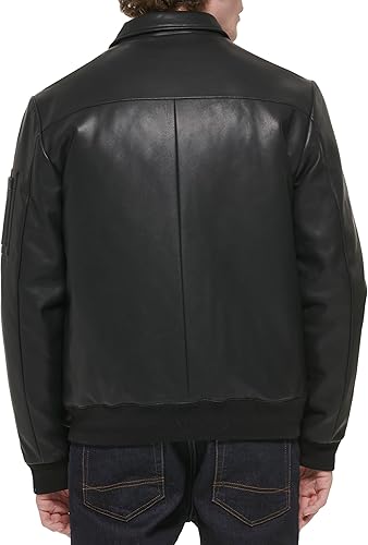 Miniatura 4 de Tommy Hilfiger Chaqueta bomber de piel sintética para hombre