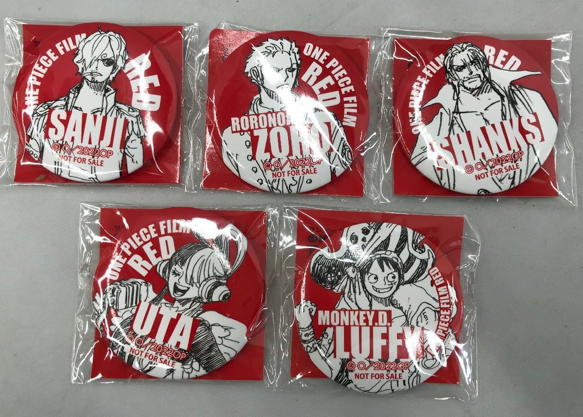 Amazon.co.jp: ONE PIECE FILM RED オリジナル缶バッジ セブンイレブン