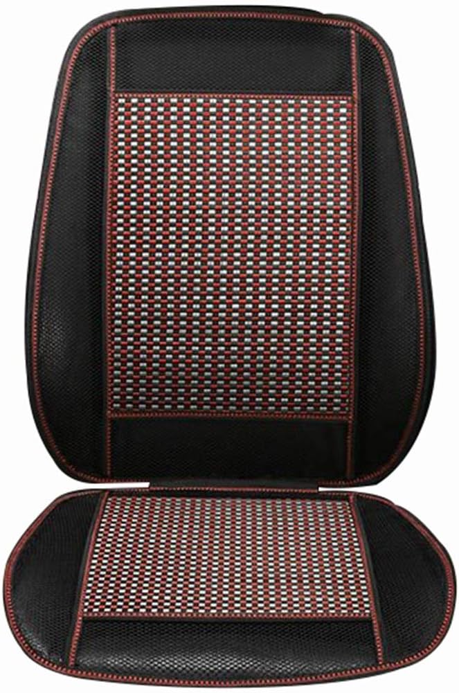 Autopeck Cooling Car Seat Covers Protector Cushion Standard Size Full Air Flow Ventilated Cover Pad Mat Breathable for Car Seat Driver Auto Chair Pads red