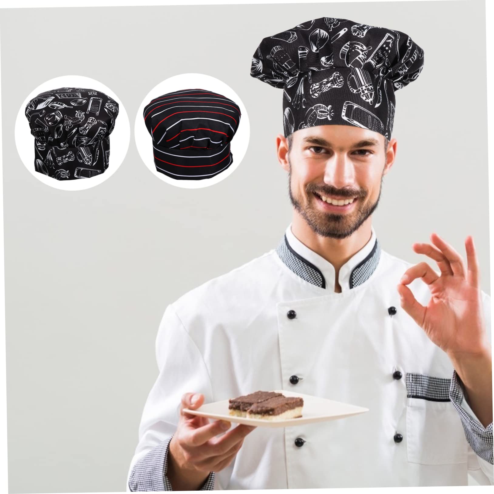 BESPORTBLE Gorro De Chef Unisex De Cocina Transpirable para Restaurantes Catering Y Cocinas Comerciales