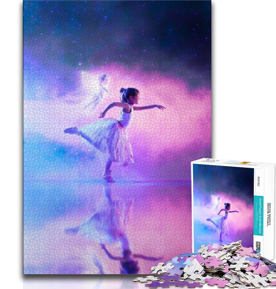 1000 Piece Jigsaw Puzzles for Teenagers Ballet Dancer 1000 Pieces for Teenagers,learning Educational for Is Ideal As A Gift for The Whole Family 38x26cm