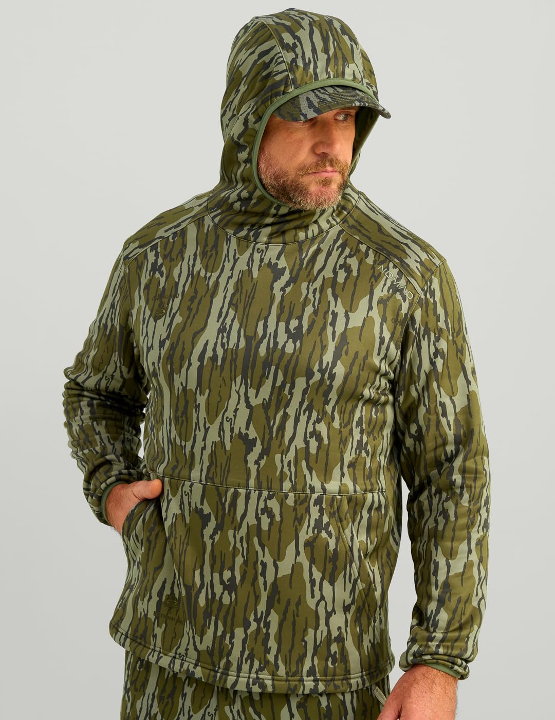 NOMAD mens Axe Camo Hoodie, Performance Hunting Sweatshirt - Image 2