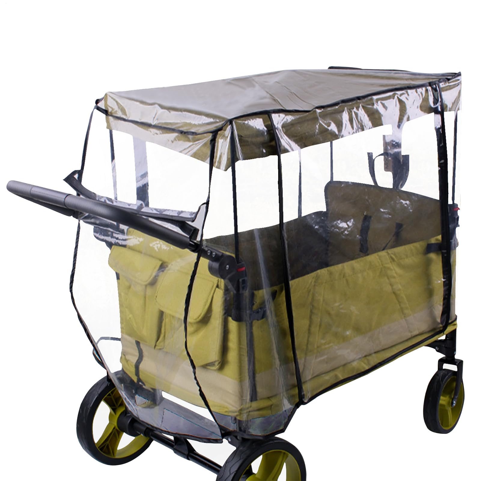 Tettuccio Per Carrello Da Campeggio - Parapioggia Per Passeggino 93x52x73 Cm, Protezione Dalle Intemperie Per Esterni, Copertura Leggera Pieghevole, Pannello Stabile Protettore Durevole In PVEA | Spia