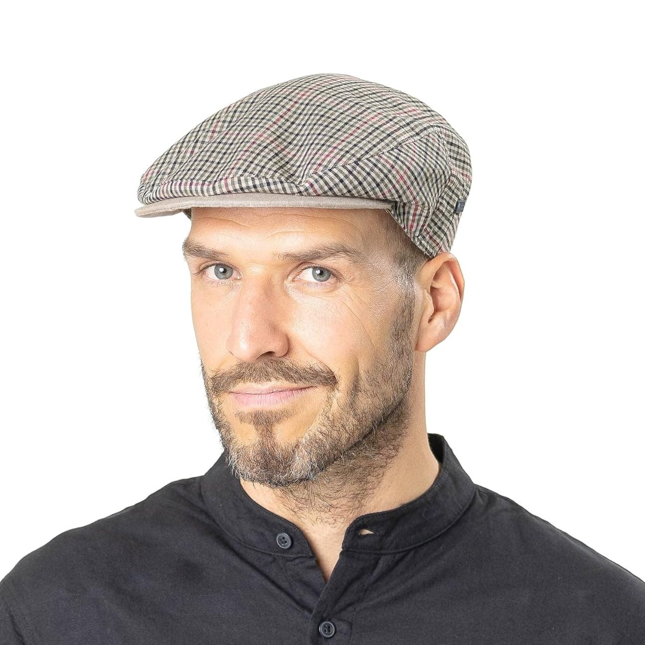 Lipodo Inglese Bic Flat Cap Herren Made in Italy Schiebermütze mit Innenfutter Frühjahr Sommer