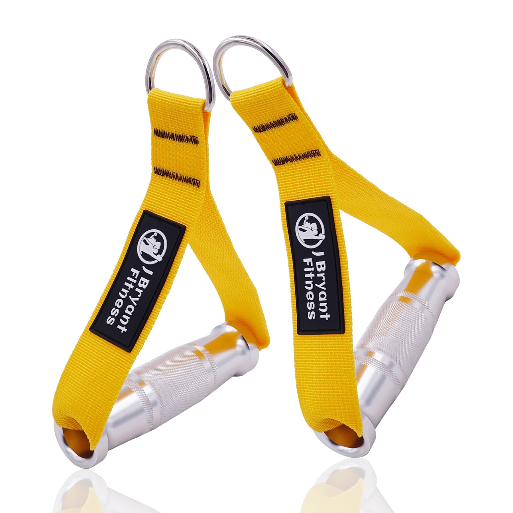 Lot De 2 Poignées De Tirade Gym En Alliage D'aluminium Et Nylon - Pour Machine à Câble
