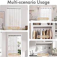 Vista 6 de Amazer Barra de cortina de ducha de tensión de resorte, 26-42 pulgadas, resistente al óxido, barra de cortina de baño, barra de cortina de ducha