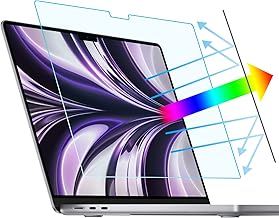 Saco Screen Protector, Eye Protection Glossy Film/Anti Scratch Laptop Screen Protector Compatible for MacBook Air 13.6 inc...