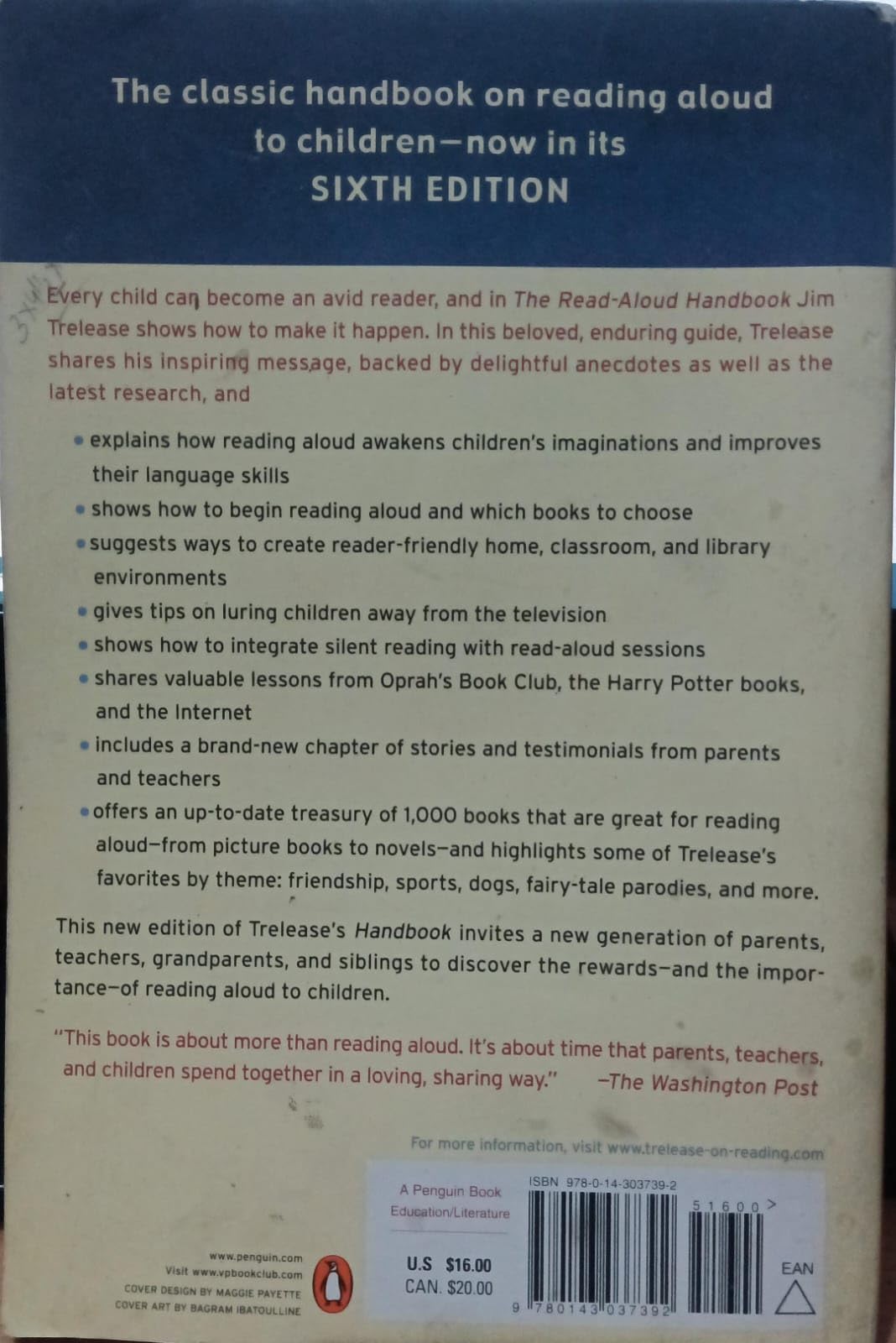 The Read-Aloud Handbook: Sixth Edition - Image 2