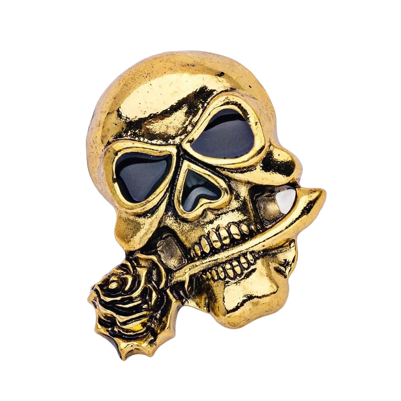 Maxtonser Skull Designs Brooch With Secure Pin Backing Sturdy Metal Accessory Ideal for Rock Styles Enthusiasts