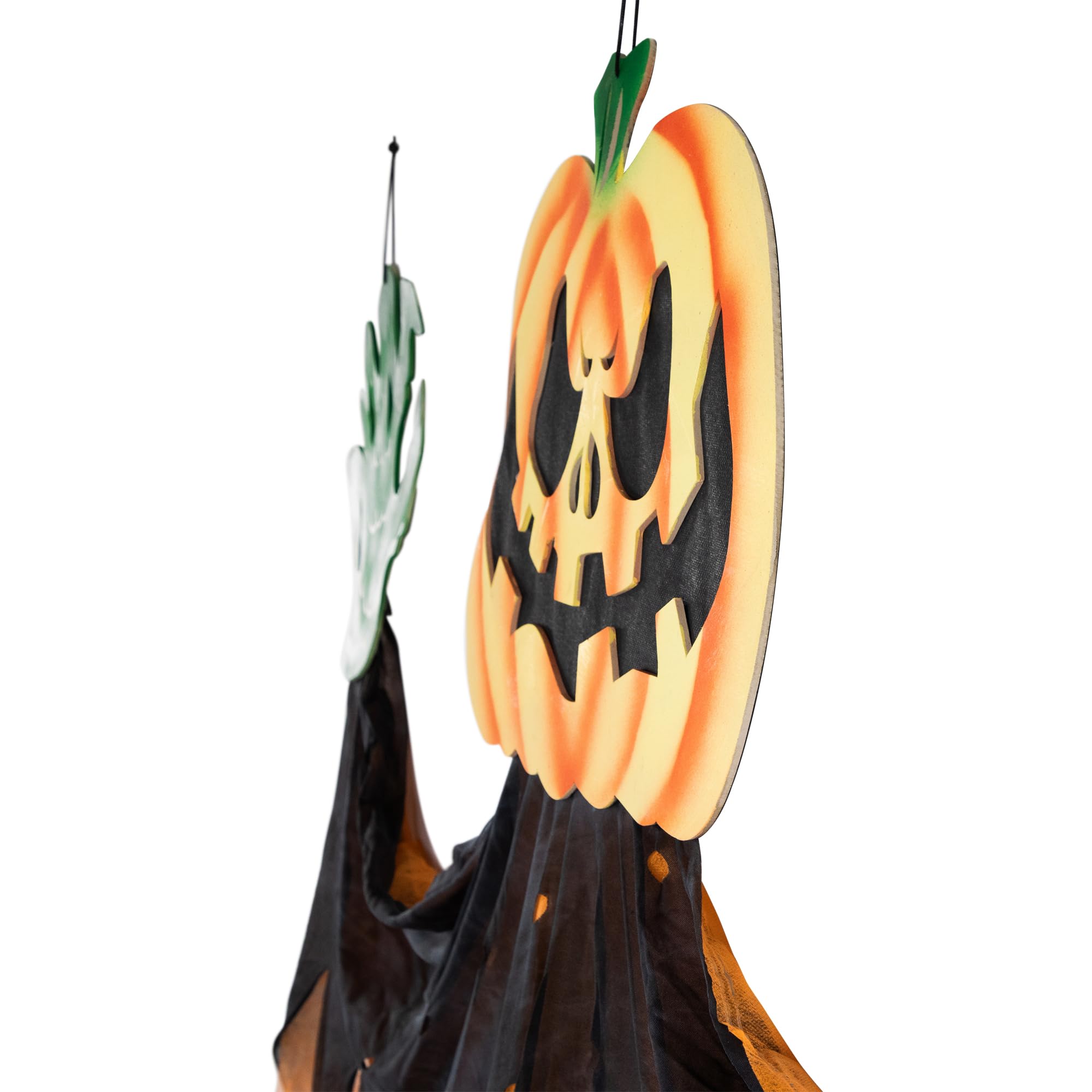 Amazon.com: 11' Scary Hanging Jack-O-Lantern Halloween Decoration
