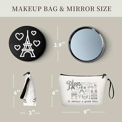 Miniatura 10 de SEAMOON Regalos de amistad para mujeres, mujeres, mejores amigas, hermanas, niñas, pequeñas bolsas de maquillaje, bolsas de cosméticos, regalos de