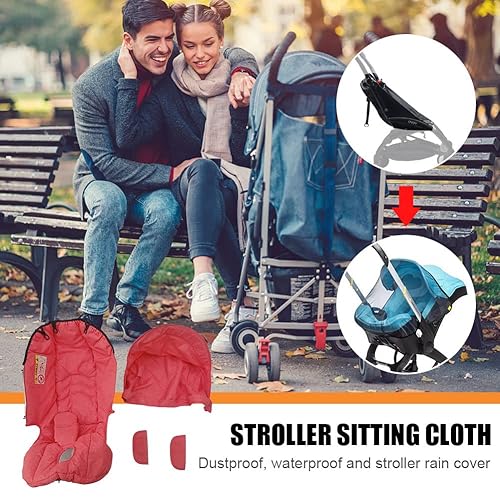 Miniatura 4 de 4 en 1 para asiento de coche, toldo para cochecito de bebé, cubierta solar para cochecito Doona FooFoo, accesorios para cochecito