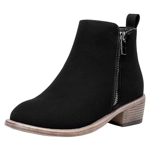 Jeossy Women's 905 Ankle Boots, Classic Low Heeled Short Booties, Casual Comfortable Boots with Wide Widths Available