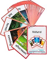 Vista 19 de Lilias Tarjetas flash – Tarjeta de bolsillo con palabras en inglés para niños pequeños, juguetes de aprendizaje, suministros para jardín