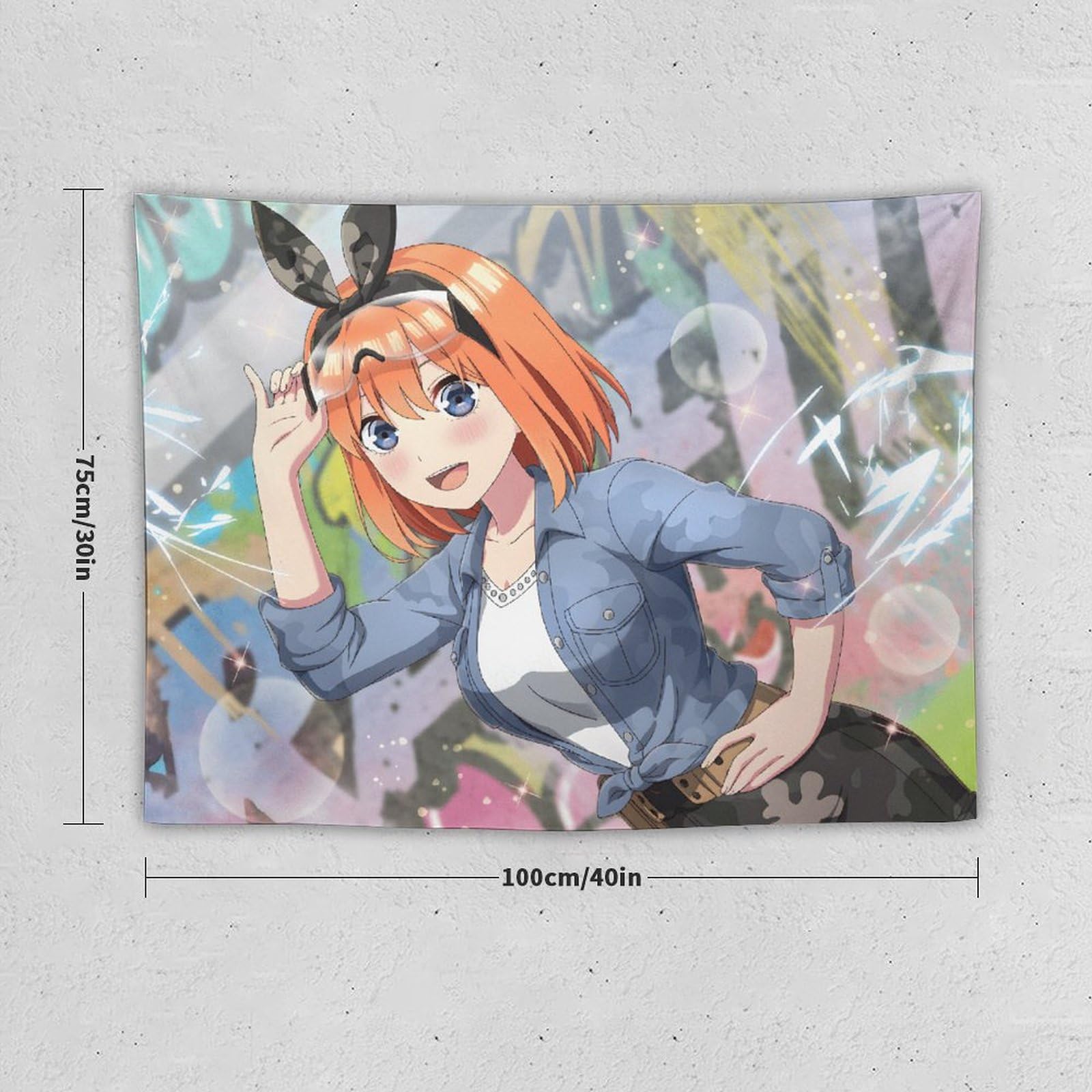 Amazon.co.jp: 五等分の花嫁 中野四葉 タペストリー 壁掛け 多