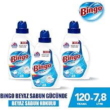 Bingo S v   ama r Deterjan , Beyaz Sabun G c nde, 2600 ml, 3'l  Set