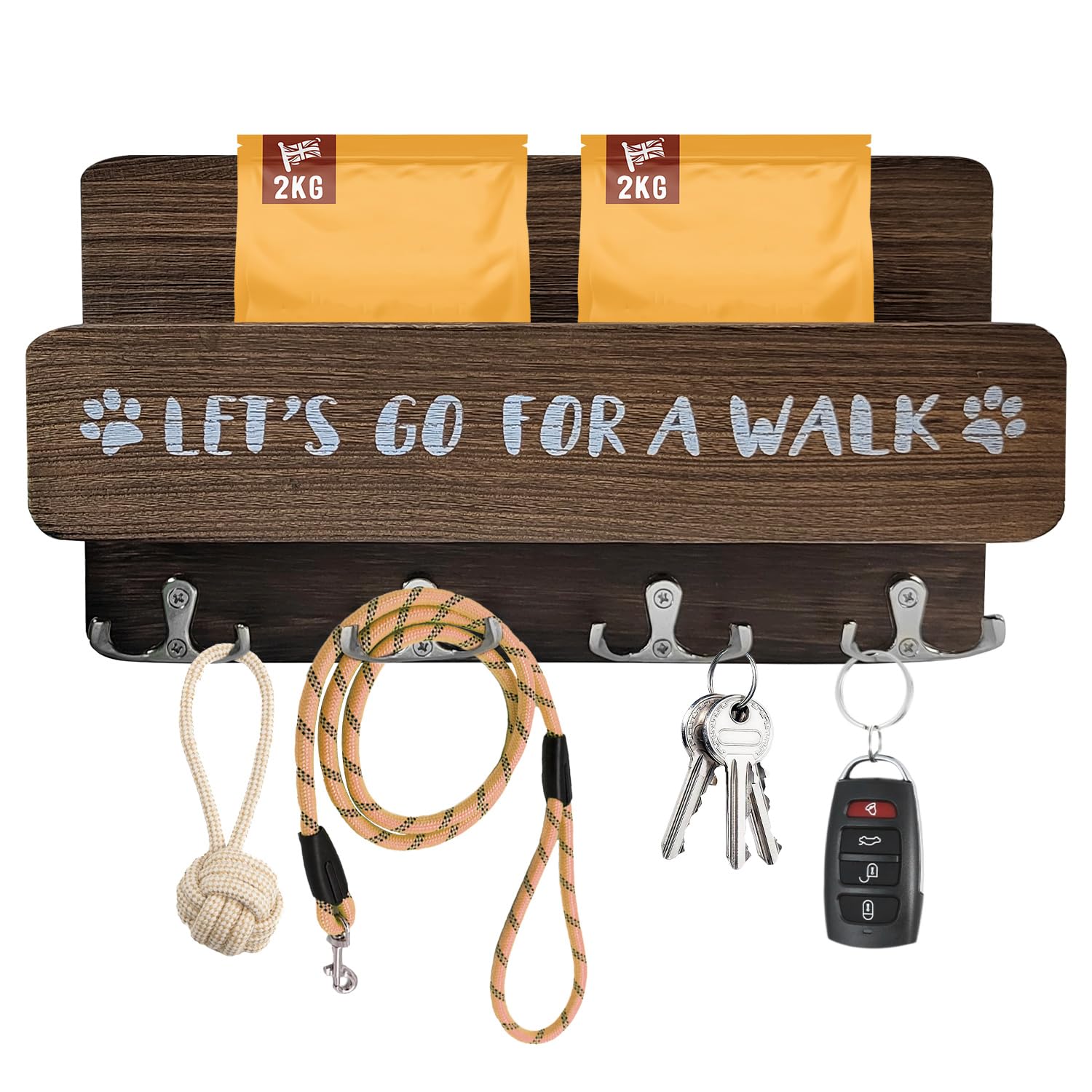 Portachiavi Parete Porta Guinzaglio Da Parete Per Cani, Cane Accessori