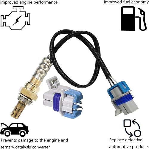 Miniatura 3 de Sensor de O2 Downstream Reemplazo para Pontiac 2007 2006 2005 G6 3.5L 3.6L 3.9L Sensor de oxígeno trasero 234-4651