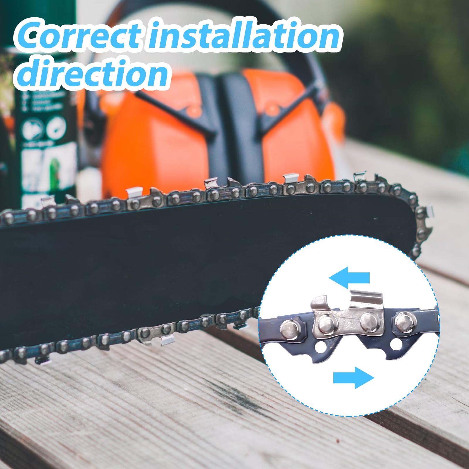 Catena Motosega 6 Pollici Catena Da 4 Pollici/6 Pollici, Accessori Per Mini Motosega Elettrica Ricambi Mini Motosega A Batteria - Foto 13