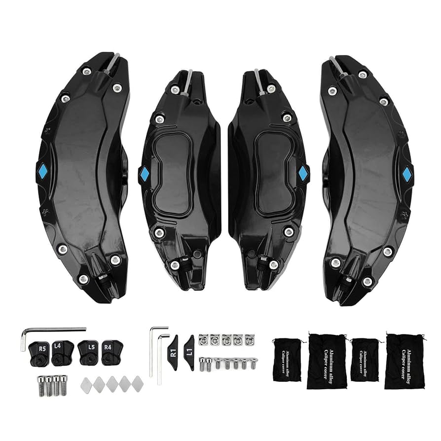 Car Caliper Covers, 4PCS Car Caliper Cover Aluminium Alloy Disc Brake