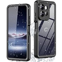 for Motorola Moto G Power 2026 Case, IP68 Waterproof with Built-in Screen Protector, Full Body Underwater Dustproof Shockproof Protective Phone Case for Moto G Power 2026 Black