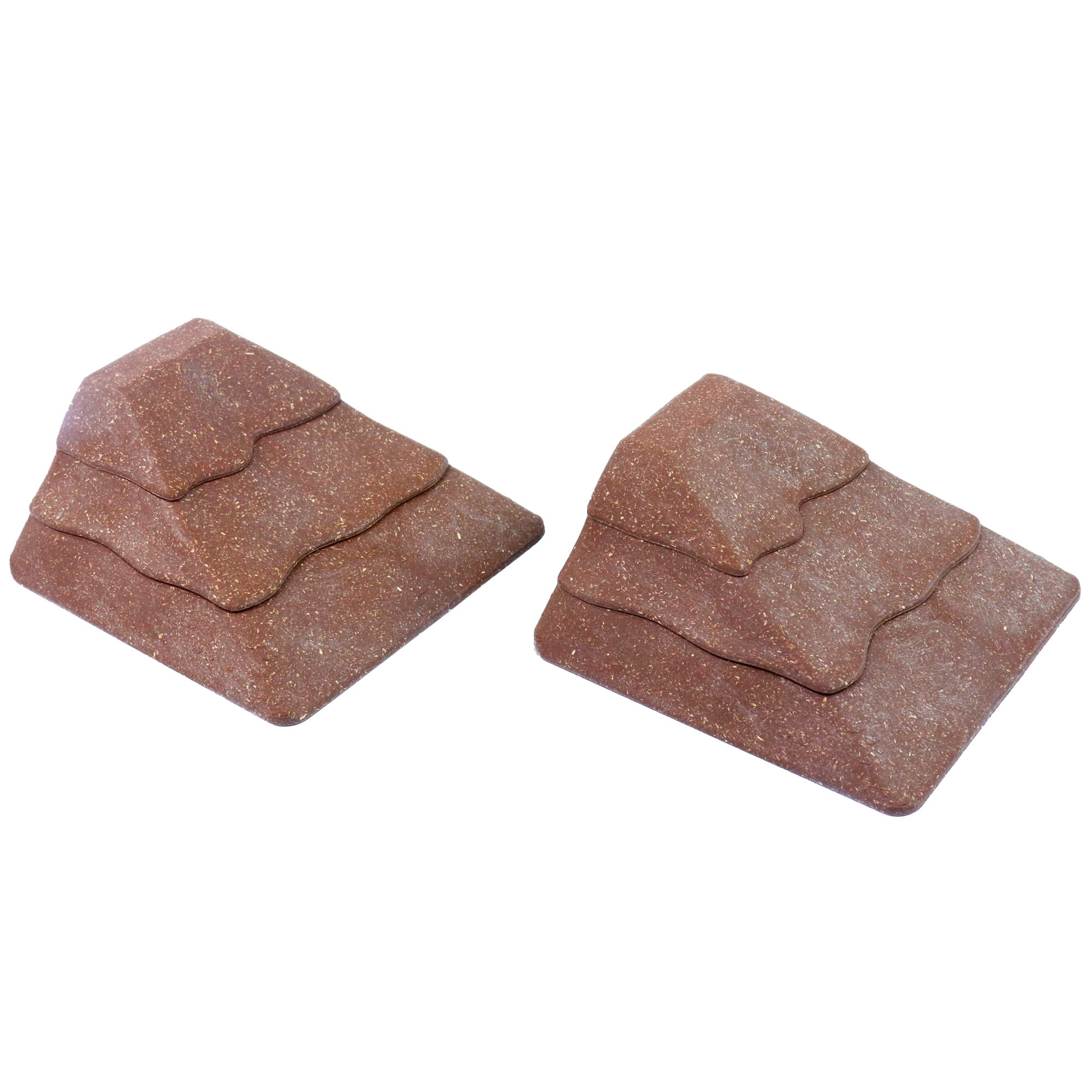 Dirt Ramps Kit - Mini Dungeon Castle Cavern DND Terrain for Tabletop RPGs, Dungeons & Dragons, Pathfinder, War Gaming, and More! - by DCD (6 Stackable Ramp Pieces)