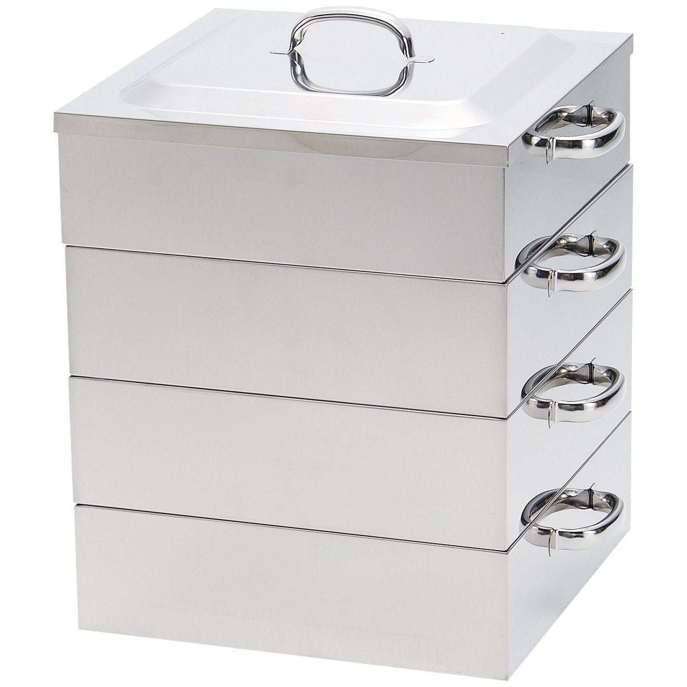 業務用　ステンレス　3段　角蒸し器　せいろ　30cm×30cm 調理器具 業務用 ステンレス 3段 角蒸し器 せいろ 30cm×30cm 調理器具 桃