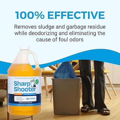 Miniatura 6 de KINZUA ENVIRONMENTAL Sharpshooter, eliminador de olores y desengrasante de alta resistencia, limpiador de superficies de basura y espuma