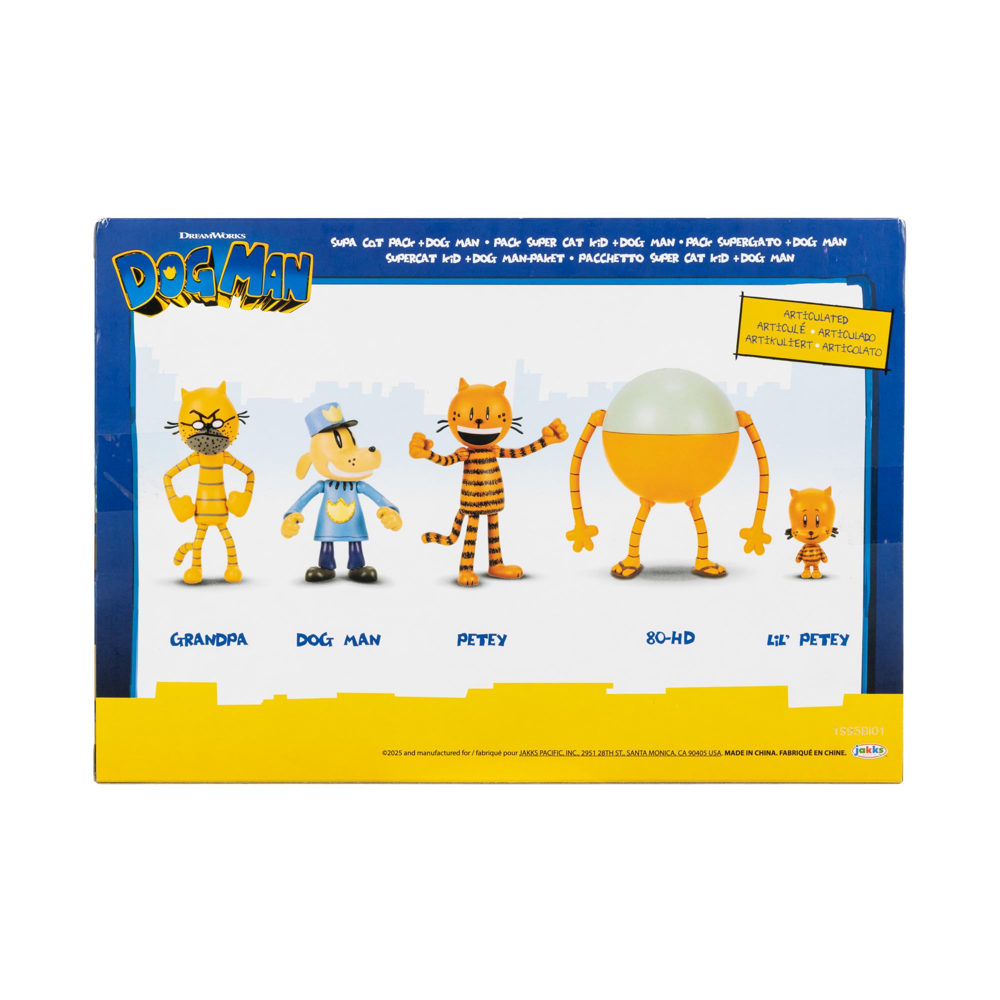 Dog Man Figurki 6,3 cm (2,5") 5-pak wielopak od Jakks Pacific's Wave #2