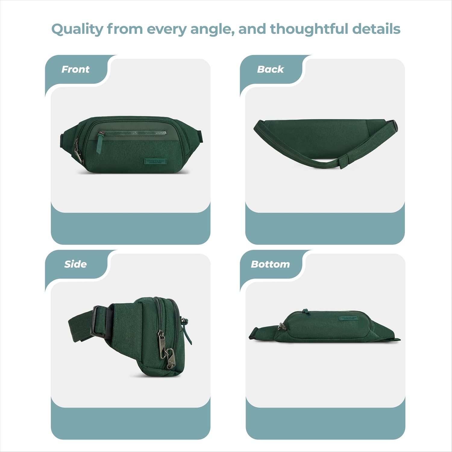 Travelon Anti-Theft Metro Waist Pack - Image 5