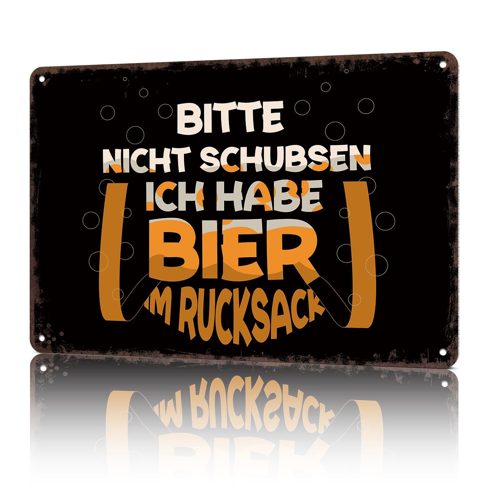 KWQDOZF Vintage Metal Signsan Beer Drinker Quote Funny Tin Sign Poster Wall Art For Home Room Bedroom Office Decor 8x12inch