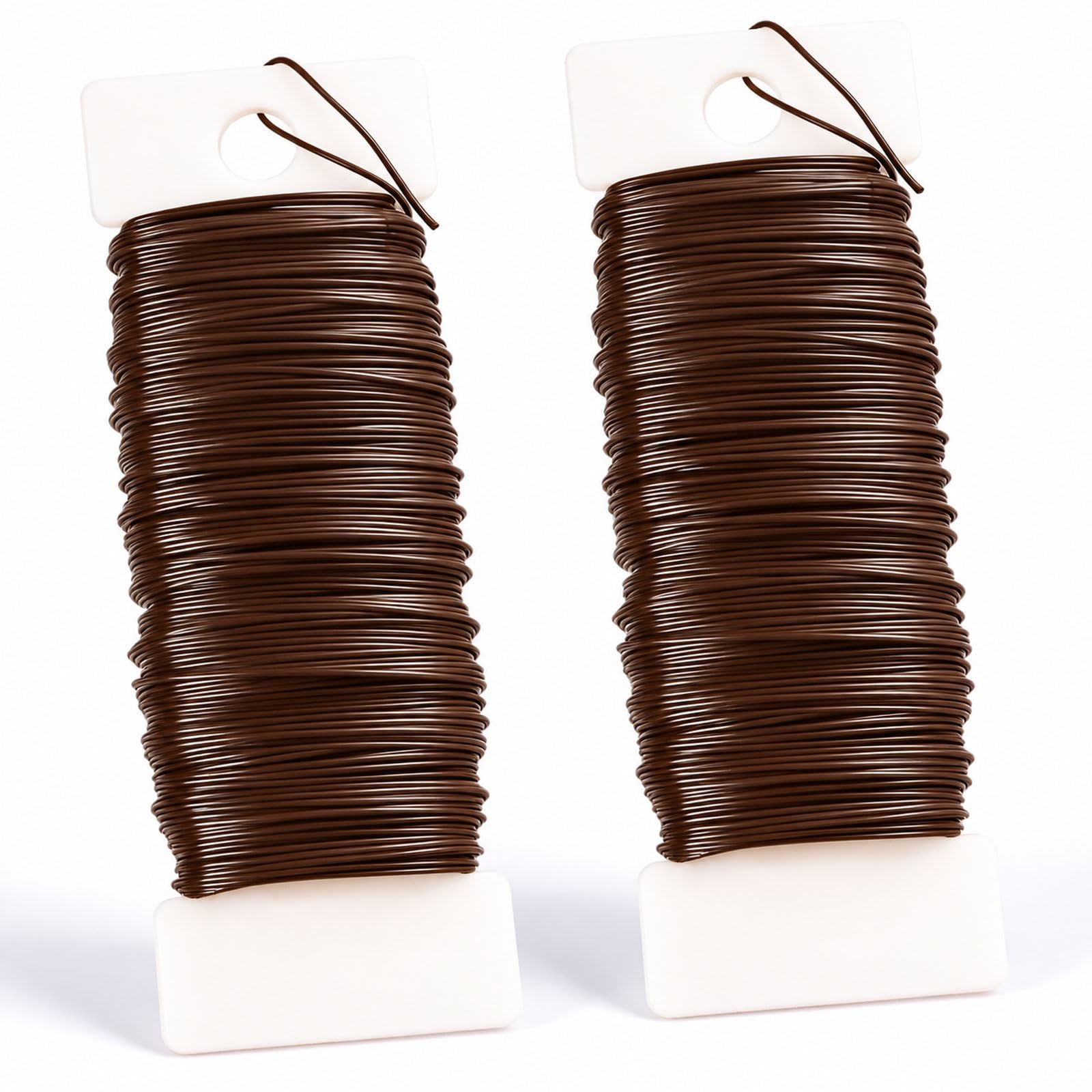 2 Rolls x 35m Brown Florist Wires for Wreath Making Christmas Wreath Wire