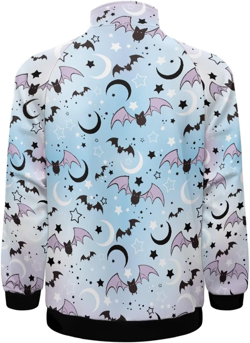 Forchrinse Galaxy Starry Space Mens Zip up Fleece Sweatshirt Light Sport Track Jacket Bomber Cardigan Fall Spring Coat