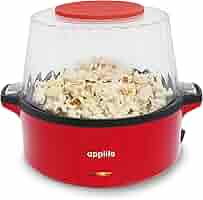 Amazon | applife PON!PON! ポップコーンメーカー レッド | 電動