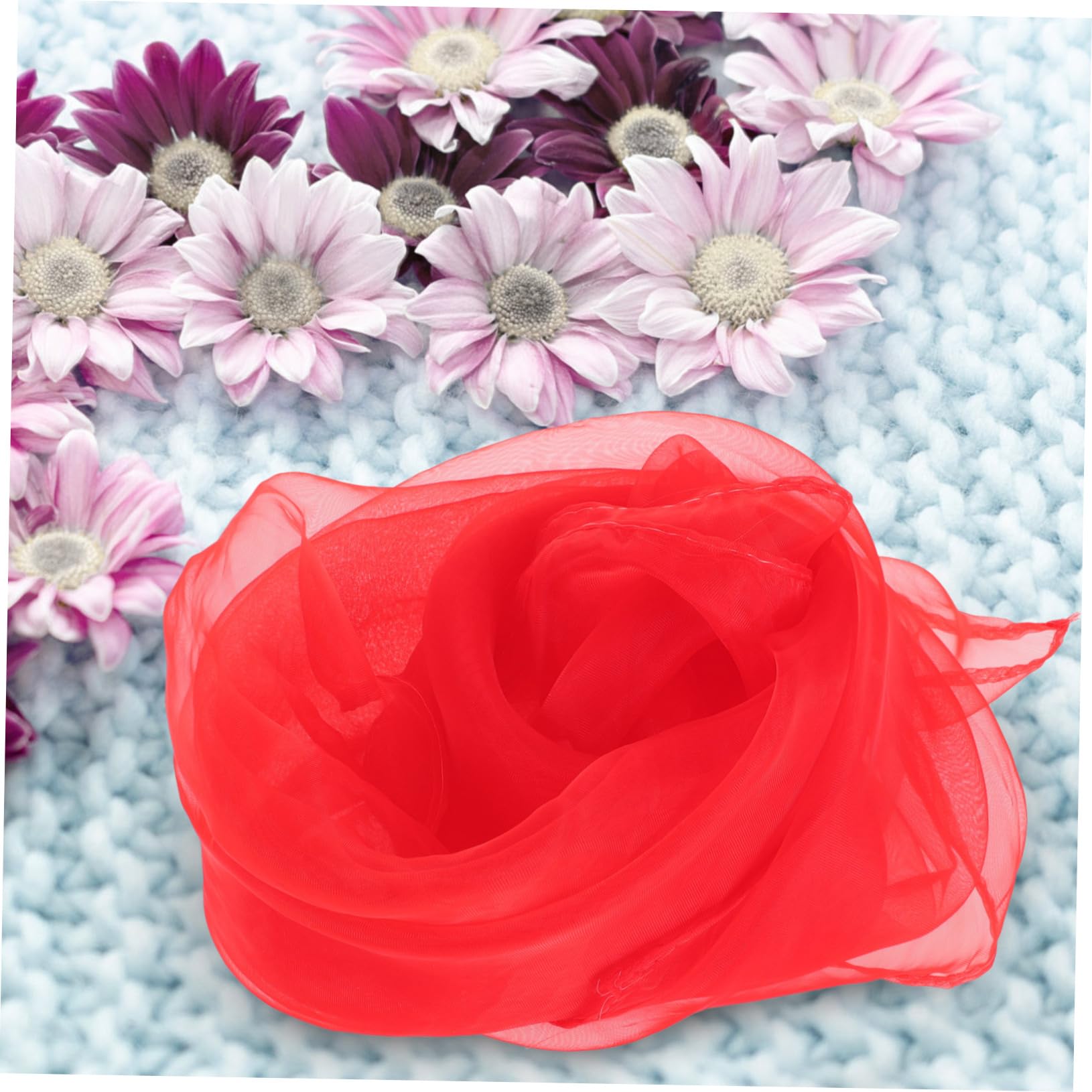 Mipcase 10pcs Candy Square Juggling Dance Scarves Play Scarves for Boys and Girls Sensory Toys