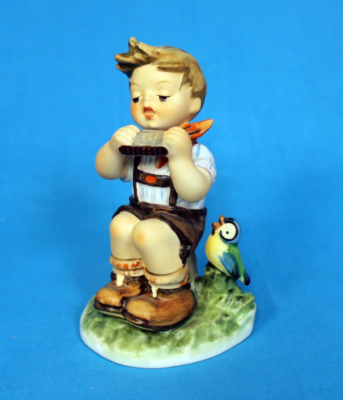 Hummel Figurine, 430 In D Major (Boy w/harmonica), 4.25"H