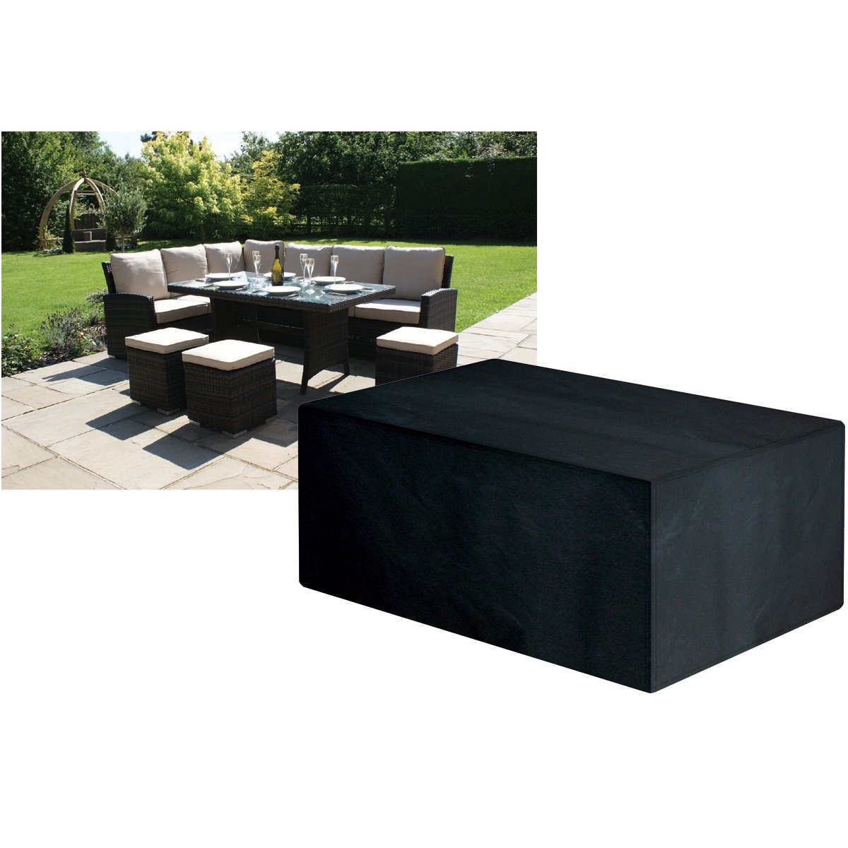 (W1645-Garland) Protection Cover For Large Casual Dining Set