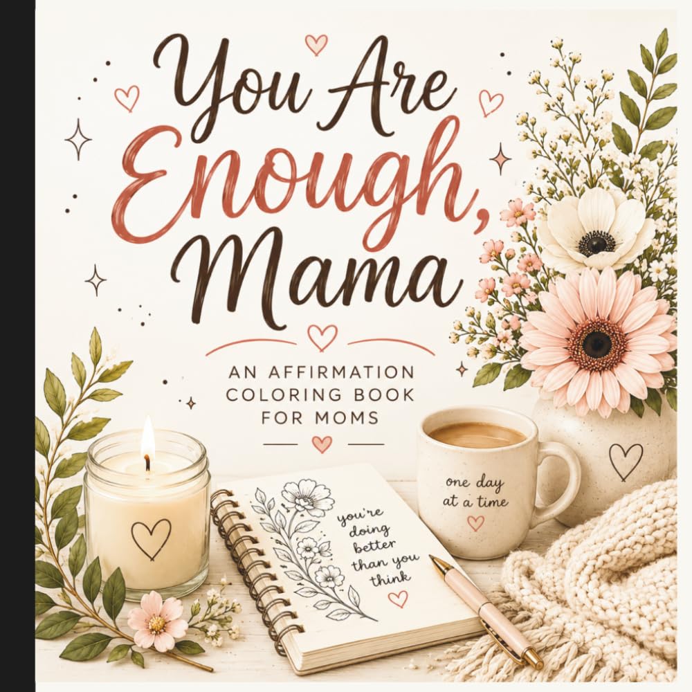 You Are Enough, Mama: An Affirmation Coloring Book For Moms