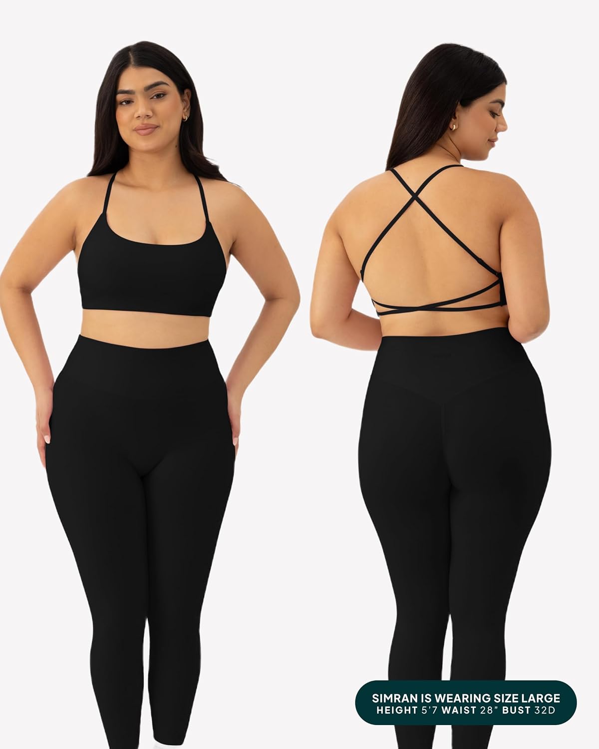 PAVOI ACTIVE Open Back Strappy Yoga Workout Bras for Women - Low Support Criss-Cross Sports Gym Bra Removable Pads - FlexFlow - Image 6