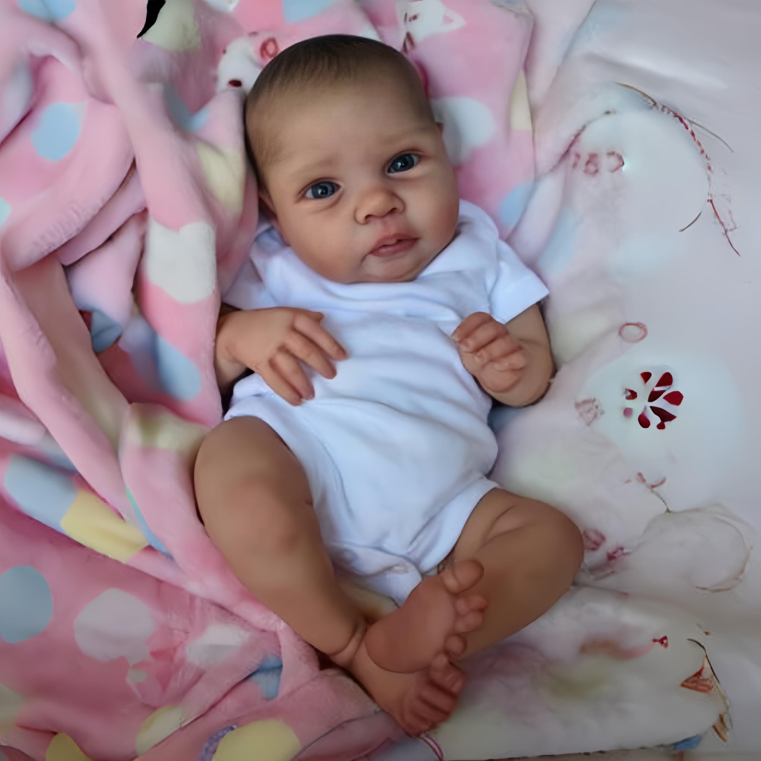 Muñecas Reborn Niña Muñeca Realista de 20 Pulgadas, muñecas de bebé realistas recién Nacida, Cuerpo de Tela Suave Hecho a Mano